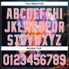 Custom Navy Medium Pink-White 3D Pattern Design Jellyfish Swimming In The Water Authentic Baseball Jersey - Image 5