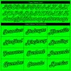 Custom Pea Green Black 3D Pattern Design Smile Emoji Performance T-Shirt - Image 3