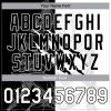 Custom Graffiti Pattern White-Black Scratch 3D Bomber Full-Snap Varsity Letterman Jacket - Image 5