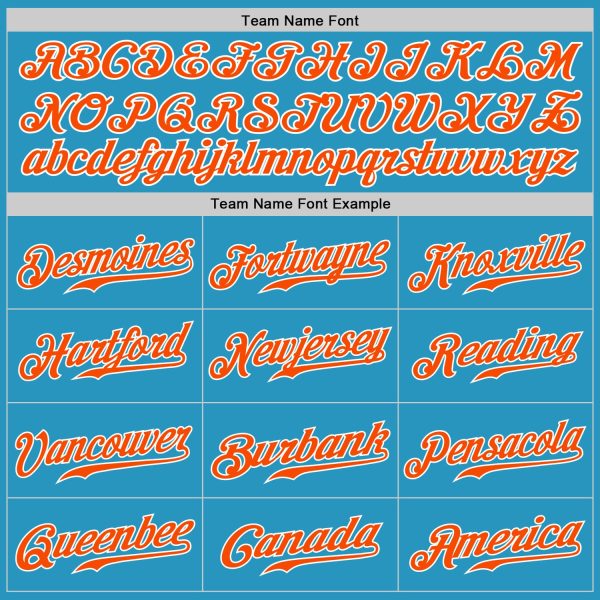 Custom Panther Blue Orange-White Authentic Baseball Jersey - Image 4