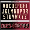 Custom Black Crimson-City Cream Gradient Fashion Two-Button Unisex Softball Jersey - Image 5