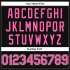 Custom Stitched Black Pink-White Sports Pullover Sweatshirt Hoodie - Image 5