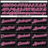 Custom Stitched Black Pink-White Sports Pullover Sweatshirt Hoodie - Image 6