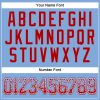 Custom Light Blue Red-White Authentic Drift Fashion Baseball Jersey - Image 5